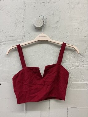 Farrow Red Crop Top